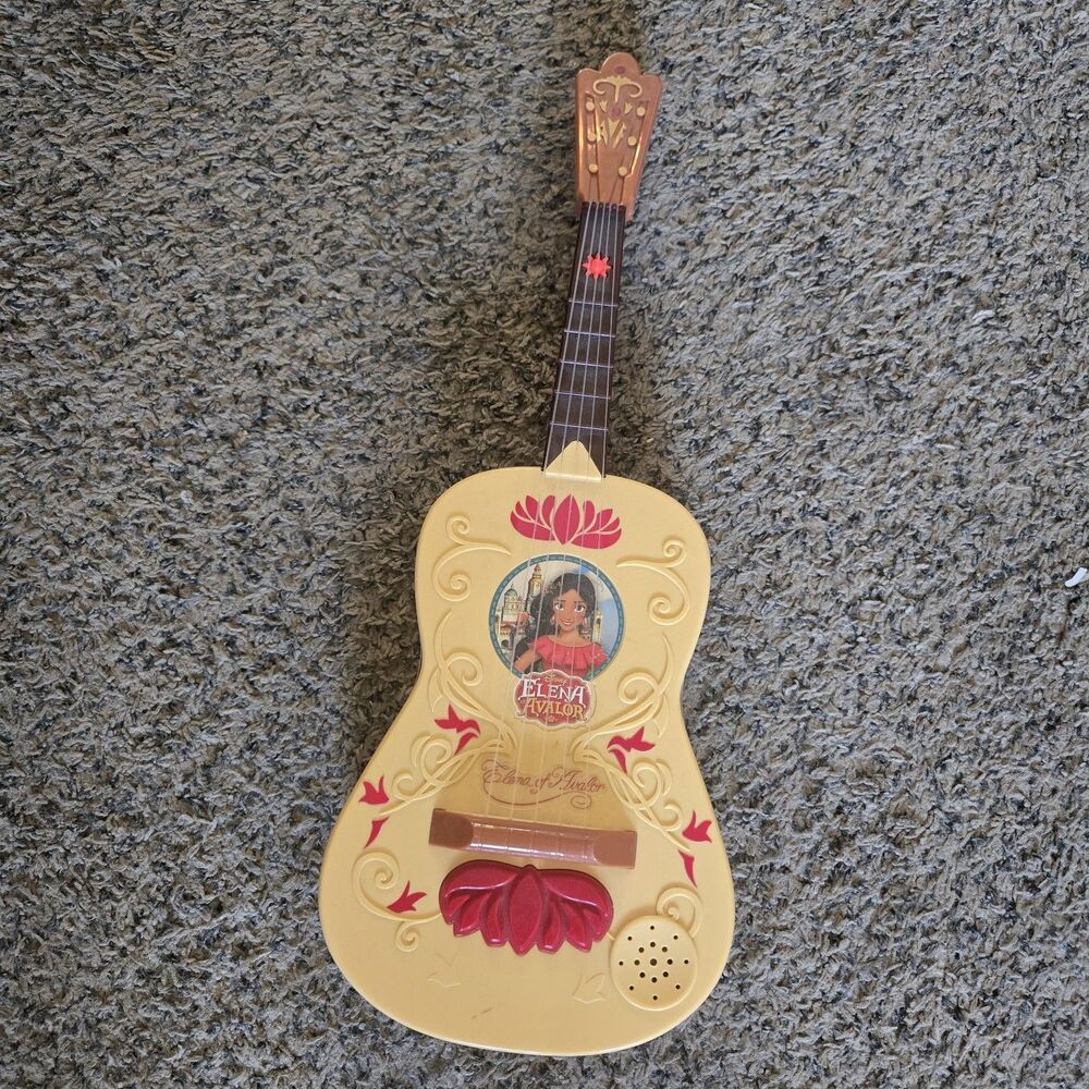 Disney Princess Elena of Avalor Singing Musical Toy Guitar 20" Tested Works